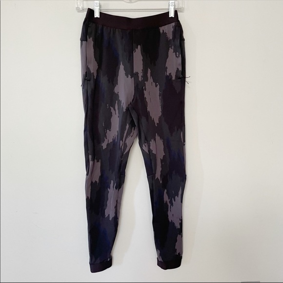 Lululemon Special Edition purple black Robert Geller jogger pants fitted - Picture 6 of 9